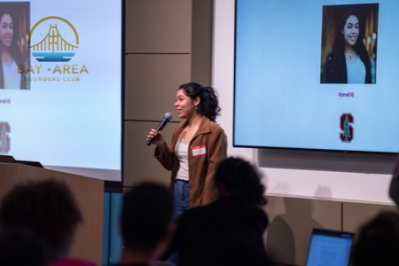 Speaking at a Bay Area Founders Club event