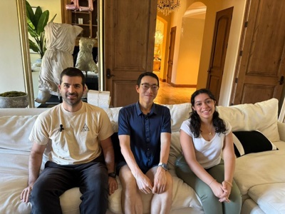 With founders and investors