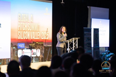 Speaking at Global AI Pitch Summit Silicon Valley 2025